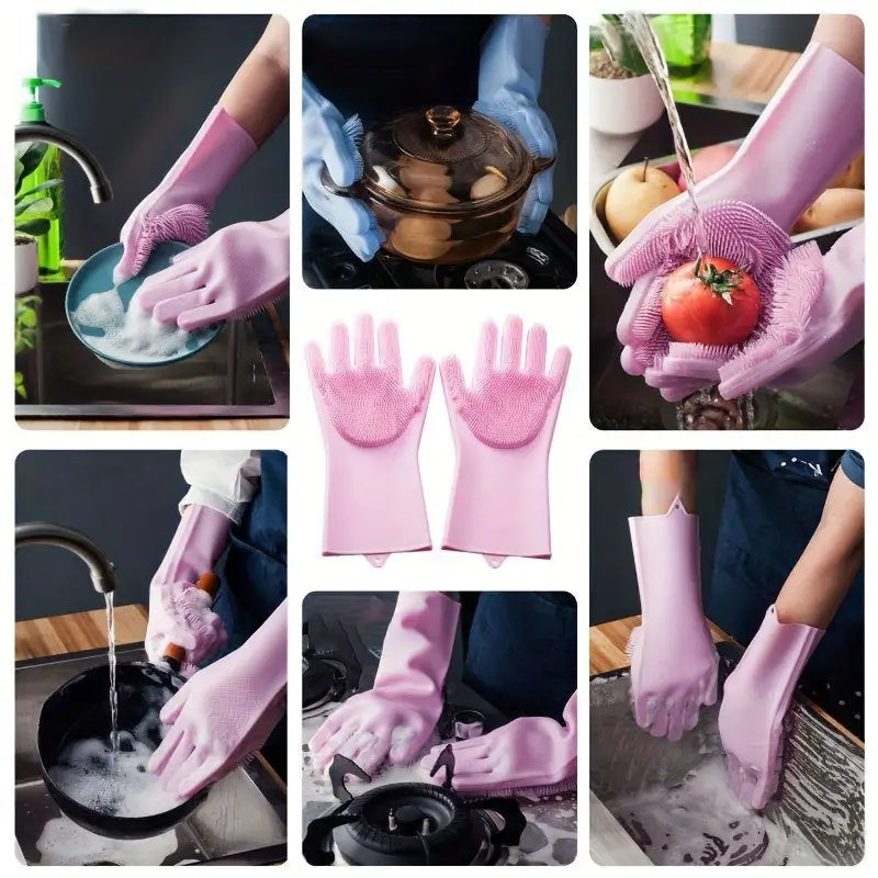 Magic Silicone Cleaning Gloves