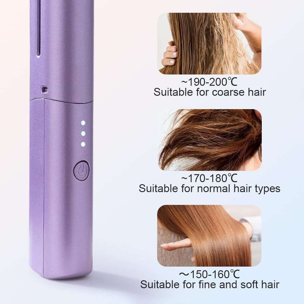 Mini Hair Comb Straightener