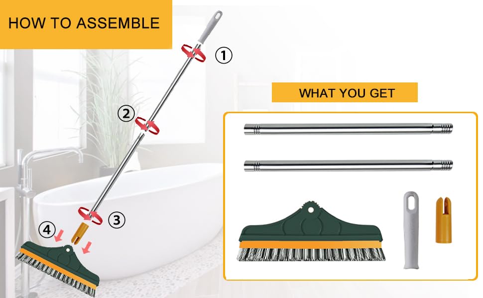 2 In 1 Floor Cleaning Brush