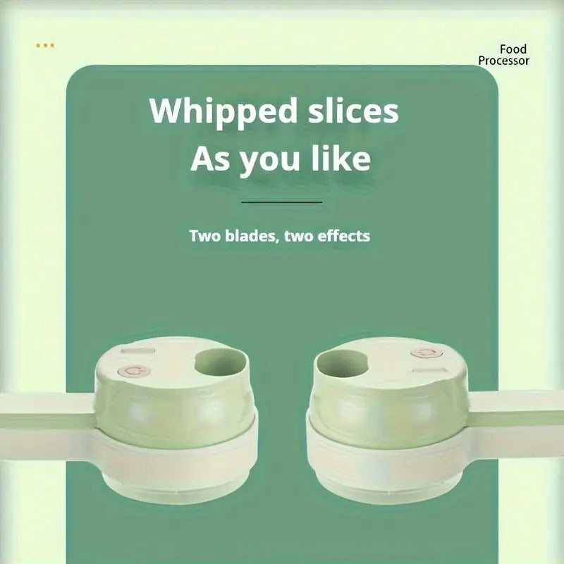 4 in 1 Portable Electric Vegetable Cutter