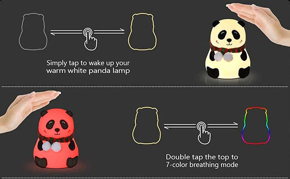 Cute Panda Light Lamp
