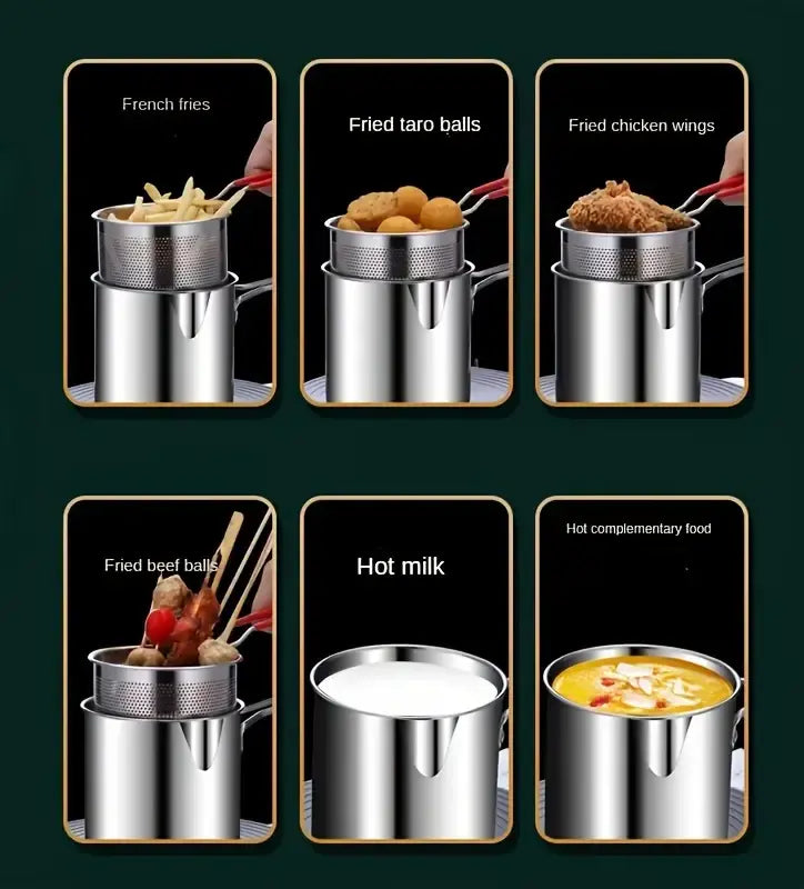 Mini Deep Fryer Pot